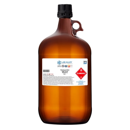 Lab Alley Petroleum Ether, High Purity Grade, 4 Liters