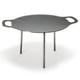 thumbnail image 1 of Petromax Campfire Griddle and Fire Bowl, Steel with 3 Removable Legs for Outdoor Campfire Cooking, Grilling and Frying or Build Fire Directly in Bowl, 15", 1 of 7