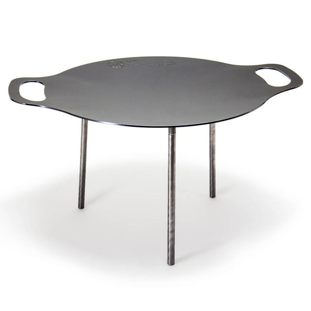 Petromax Campfire Griddle and Fire Bowl, Steel with 3 Removable Legs