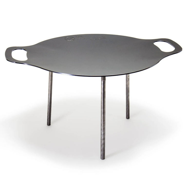 Petromax Campfire Griddle and Fire Bowl, Steel with 3 Removable Legs for  Outdoor Campfire Cooking, Grilling and Frying or Build Fire Directly in  Bowl