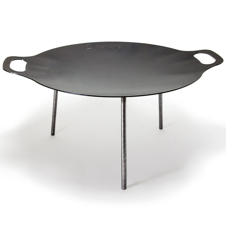 Petromax Campfire Griddle and Fire Bowl, Steel with 3 Removable Legs for  Outdoor Campfire Cooking, Grilling and Frying or Build Fire Directly in  Bowl