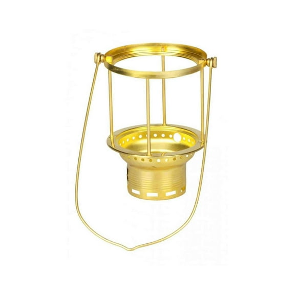 Petromax Carrying Frame for HK500/HK350 Pressurized Lantern for Home, Camp or Emergency, Pressure Lamp Accessory, Brass