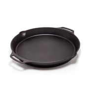 Petromax Cast Iron Fire Skillet for Kitchen or Camping, Pre-Seasoned Cookware for Campfire or Home Oven and Stove, Conducts Heat Evenly, Side Handles, 16"