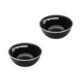 thumbnail image 1 of Petromax Enamelware Dinnerware Bowls, Traditional Lightweight Enameled Steel Tableware for Kitchen and Camping, 2 Pack for Hot or Cold Food, 5.4 oz, Black, 1 of 6