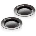 thumbnail image 1 of Petromax Enamelware Dinnerware Plates, Traditional Lightweight Enameled Steel Tableware for Kitchen and Camping, 2 Pack for Hot or Cold Food, 8.6 inch, Black, 1 of 7