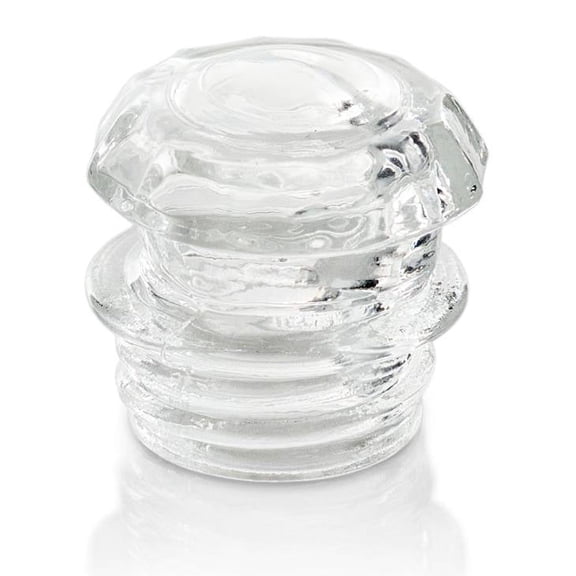 Petromax Glass Knob for Perkomax LE14/LE28, Stainless Steel Petromax Percolator Lid Knob Clear View Replacement Part