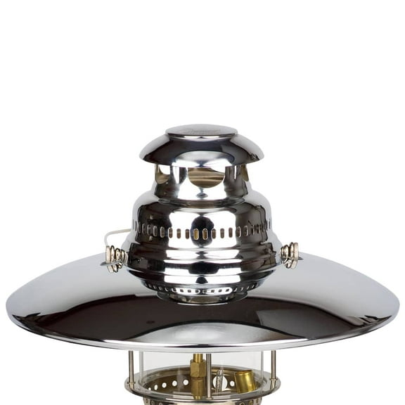 Petromax Top Reflector and Visor for HK350/HK500 Home and Camping Pressure Lanterns, Reflects Lamp Light Downward, Chrome