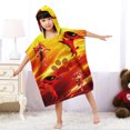 thumbnail image 2 of Saint Eve Kids Hooded Beach Towel / Pool Cover-Up – 100% Cotton, Assorted Colors & Patterns – Unisex 2 of 4