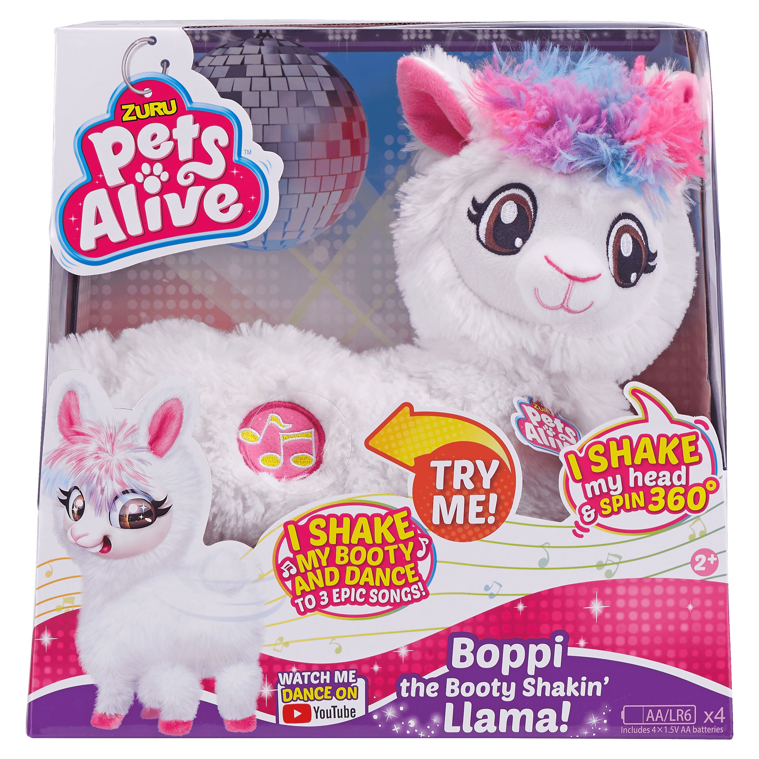 Pets Alive Boppi the Booty Shakin Llama Battery-Powered Dancing Robotic Toy by ZURU - image 1 of 7