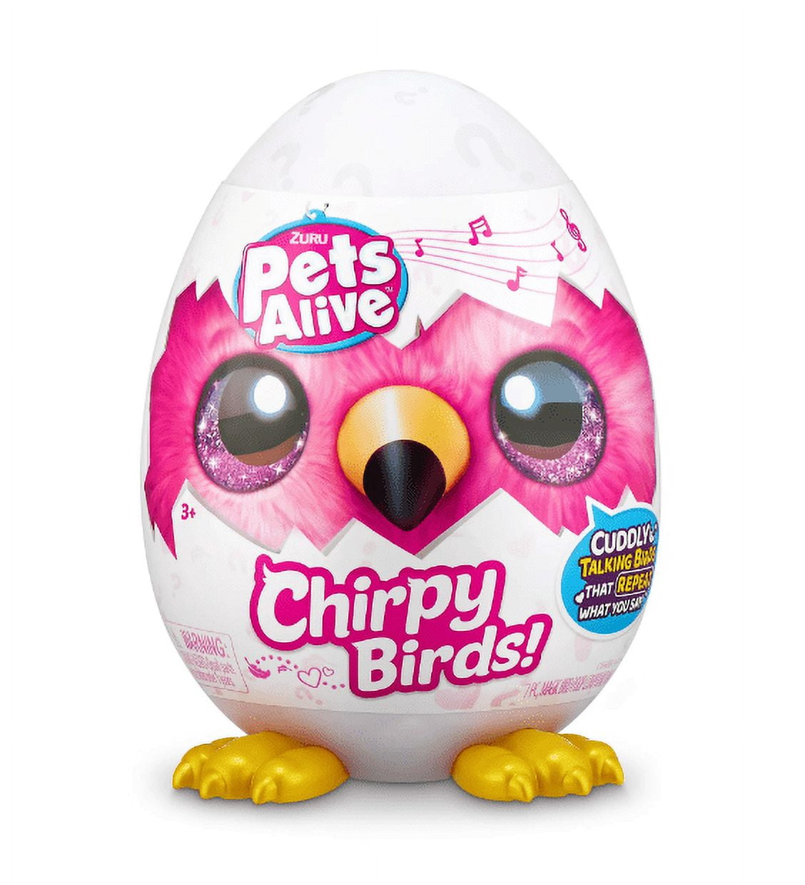 ZURU Pets Alive Chirpy Birds Egg - Interactive Live Toys - Walmart.com