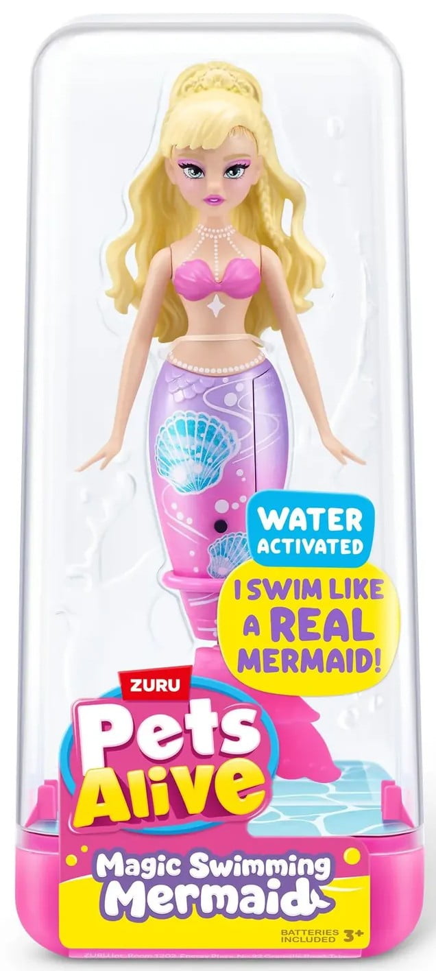 Pets Alive Magic Swimming Mermaid Figure (Pink)