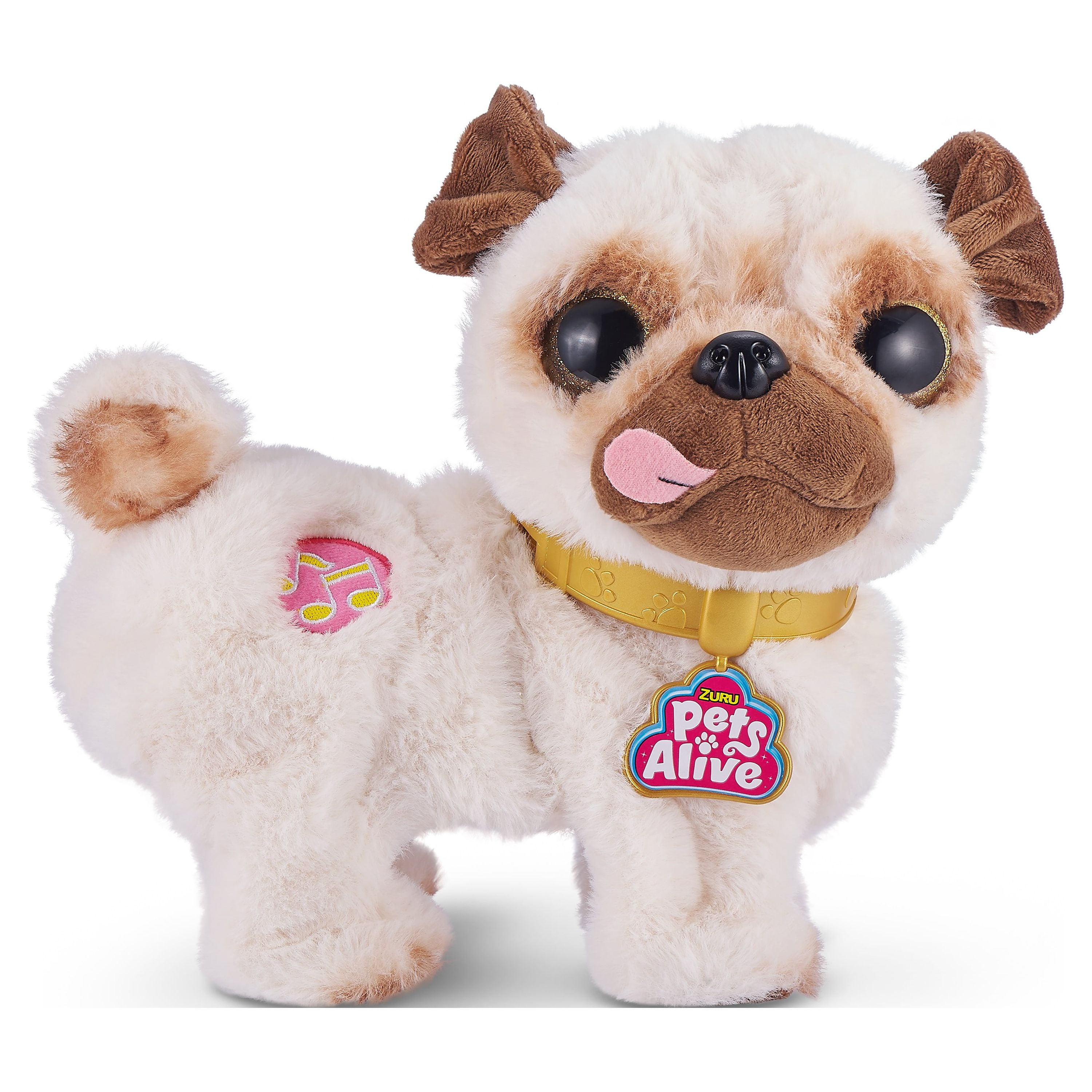 Pets Alive Poppy the Booty Shakin' Pug – Interactive Dancing Plush