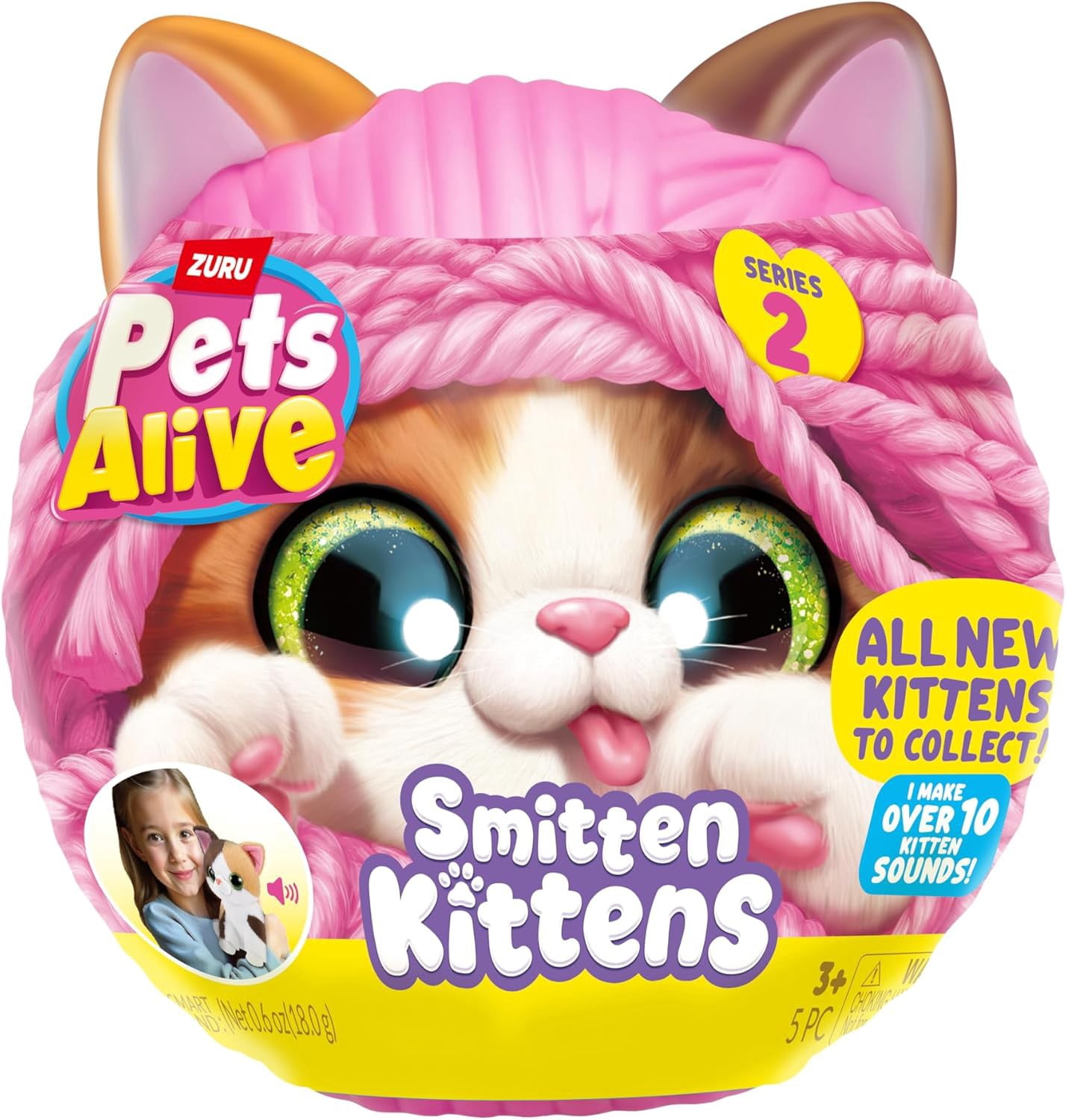 Pets Alive Series 2 Calico Interactive Plush, Includes Key Code
