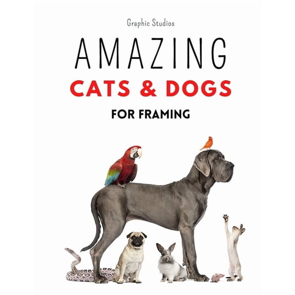 Pets Amazing Cats and Dogs for Framing: Amazing pet photos, funny dogs and cats to frame, (Paperback)