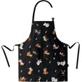thumbnail image 1 of Pets Animals Dog Grooming Waterproof Apron with 2 Pocket and Adjustable Men Women Chef Neck for Kitchen Garden Décor, 1 of 6