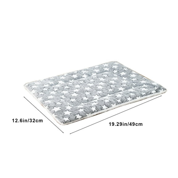 Pets Bed Small Dogs Crate Pad Soft Cats Bed Washable Crate Mats for Small Dogs and Indoor Cats Reversible Fleece Dog Kennel Pad Cat Carrier Mat