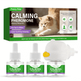 thumbnail image 1 of Pets Calming Pheromone Relaxing Diffuser Kit for Cats - 1 Diffuser + 3 x 48ml Refills, Pet Anxiety & Stress Relief for Behavior Calming, 1 of 1