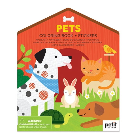 Pets Coloring Book and Stickers (Other)