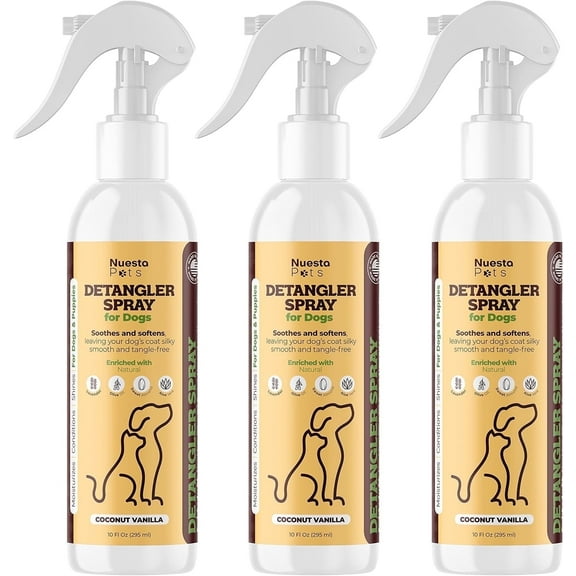 Nuesta Pets Detangler & Conditioner Spray for Dogs, 8oz