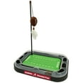 thumbnail image 1 of Pets First Alabama Crimson Tide Cat Scratcher with Catnip Plush and Feather, Green, 1 of 3