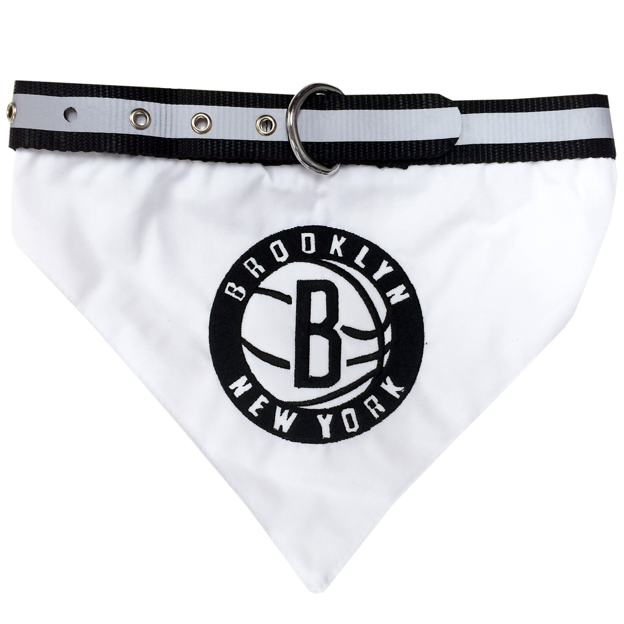 Pets First Brooklyn Nets NBA Dog Collar Bandana, Small