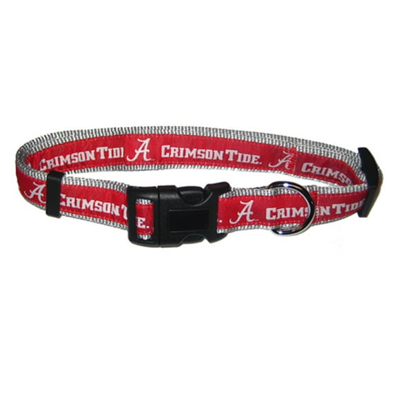 Pets First College Alabama Crimson Tide Pet Collar, 3 Sizes Available, Sports Fan Dog Collar - Large