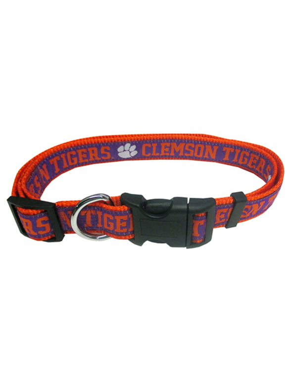 Pets First College Clemson Tigers Pet Collar, 3 Sizes Available, Sports Fan Dog Collar - Medium