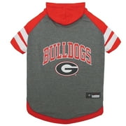 Pets First College Georgia Bulldogs Pet Hoodie Tee Shirt, 4 Sizes Available - Medium