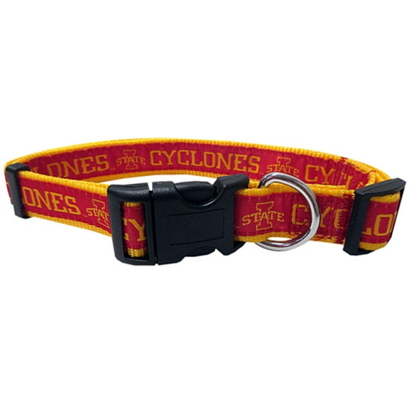 Pets First College Iowa State Cyclones Pet Collar, 3 Sizes Available, Sports Fan Dog Collar - Medium