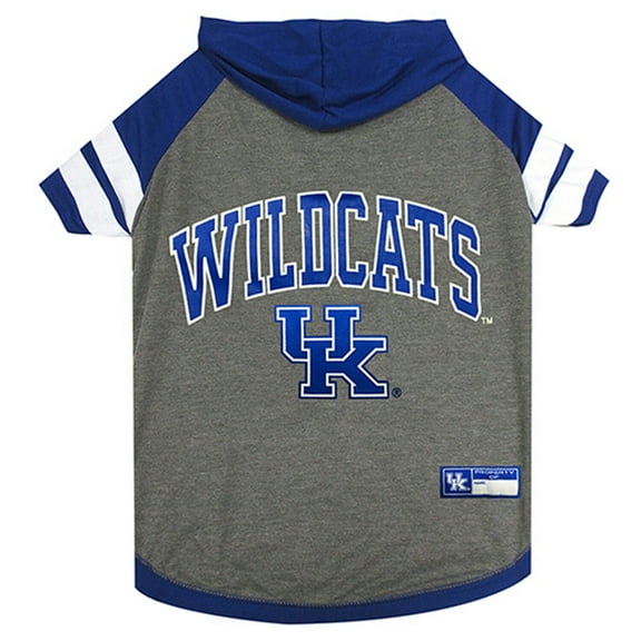 Pets First College Kentucky Wildcats Pet Hoodie Tee Shirt, 4 Sizes Available - Extra Small