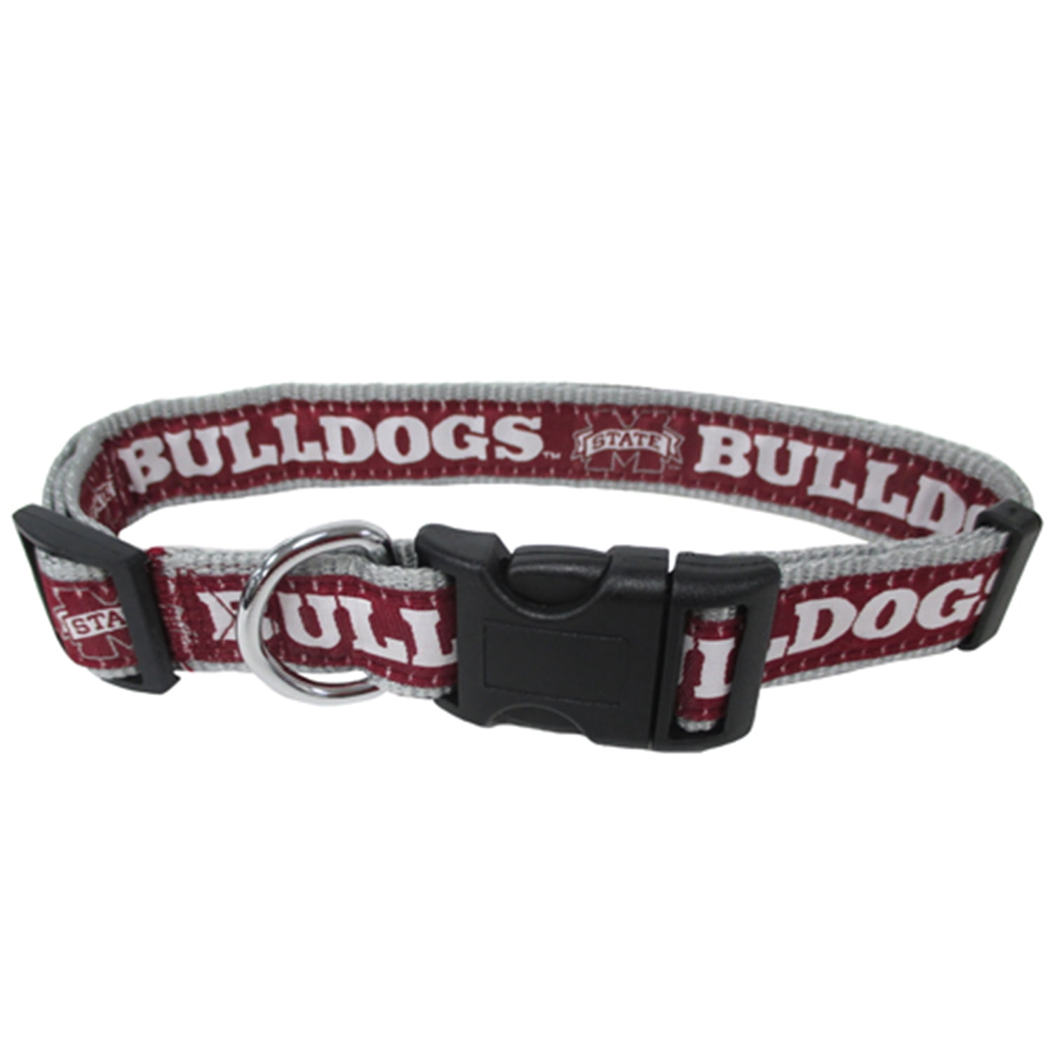 Pets First College Mississippi State Bulldogs Pet Collar, 3 Sizes Available, Sports Fan Dog Collar - Small