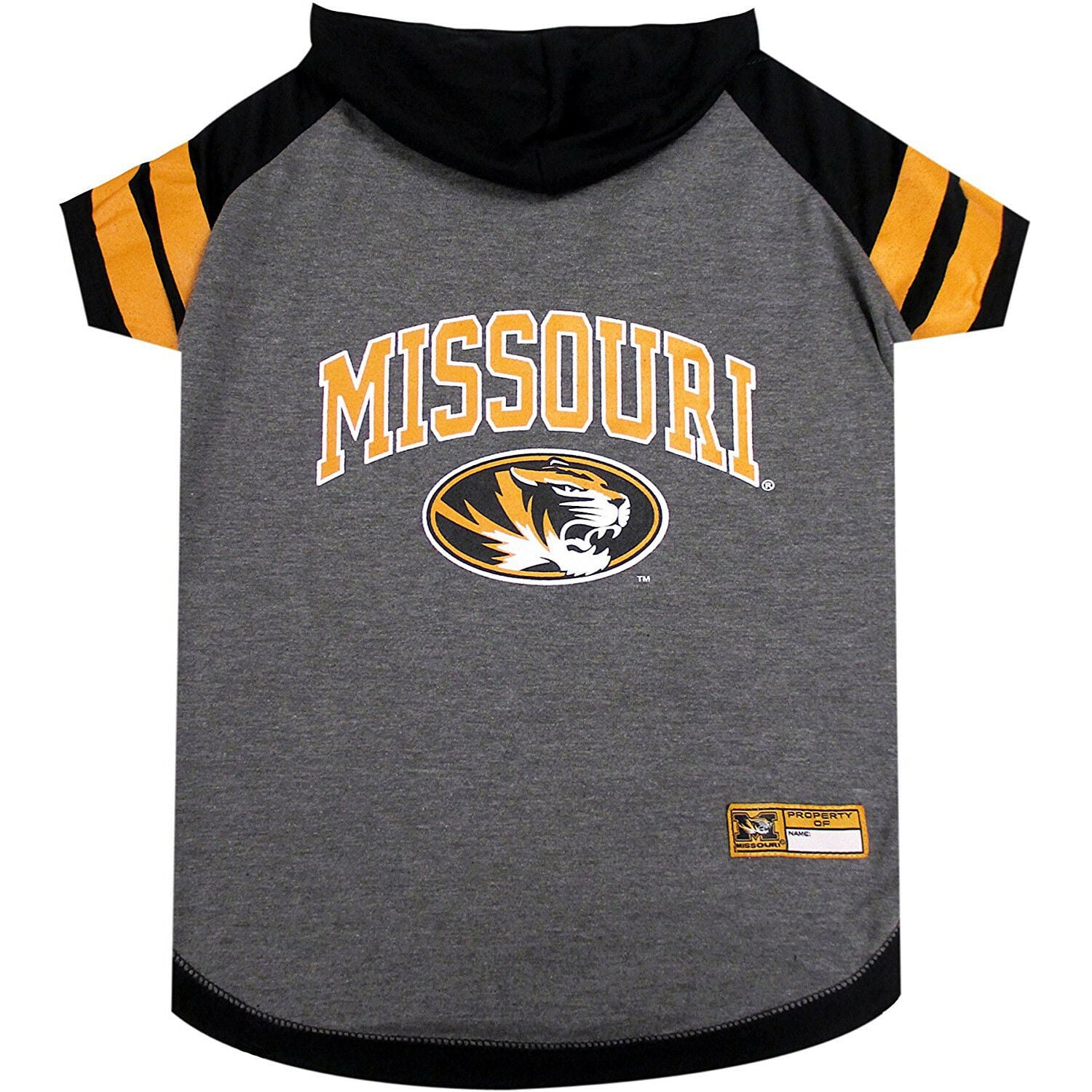 Pets First College Missouri Tigers Pet Hoodie Tee Shirt, 4 Sizes Available - Extra Small