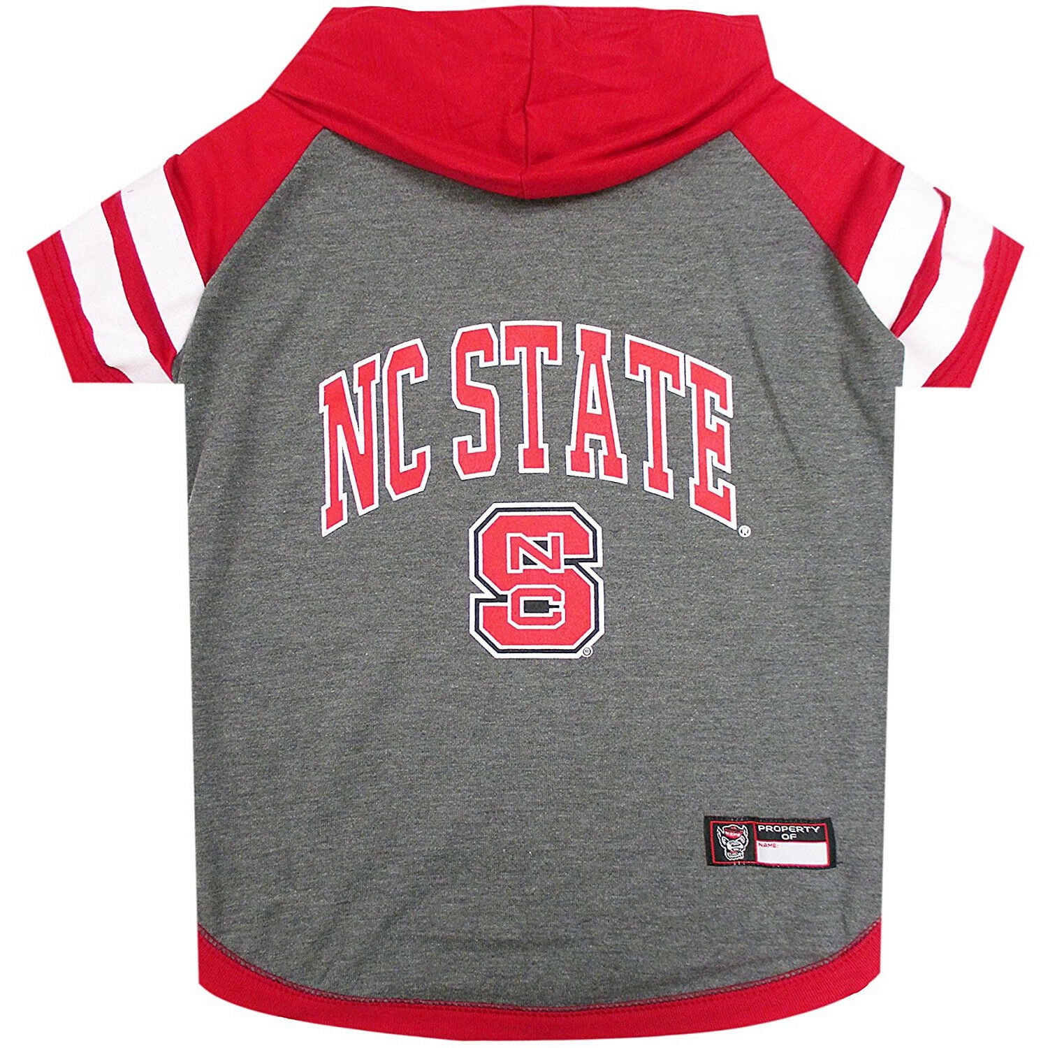Pets First College NC State Wolfpack Pet Hoodie Tee Shirt, 4 Sizes Available - Small