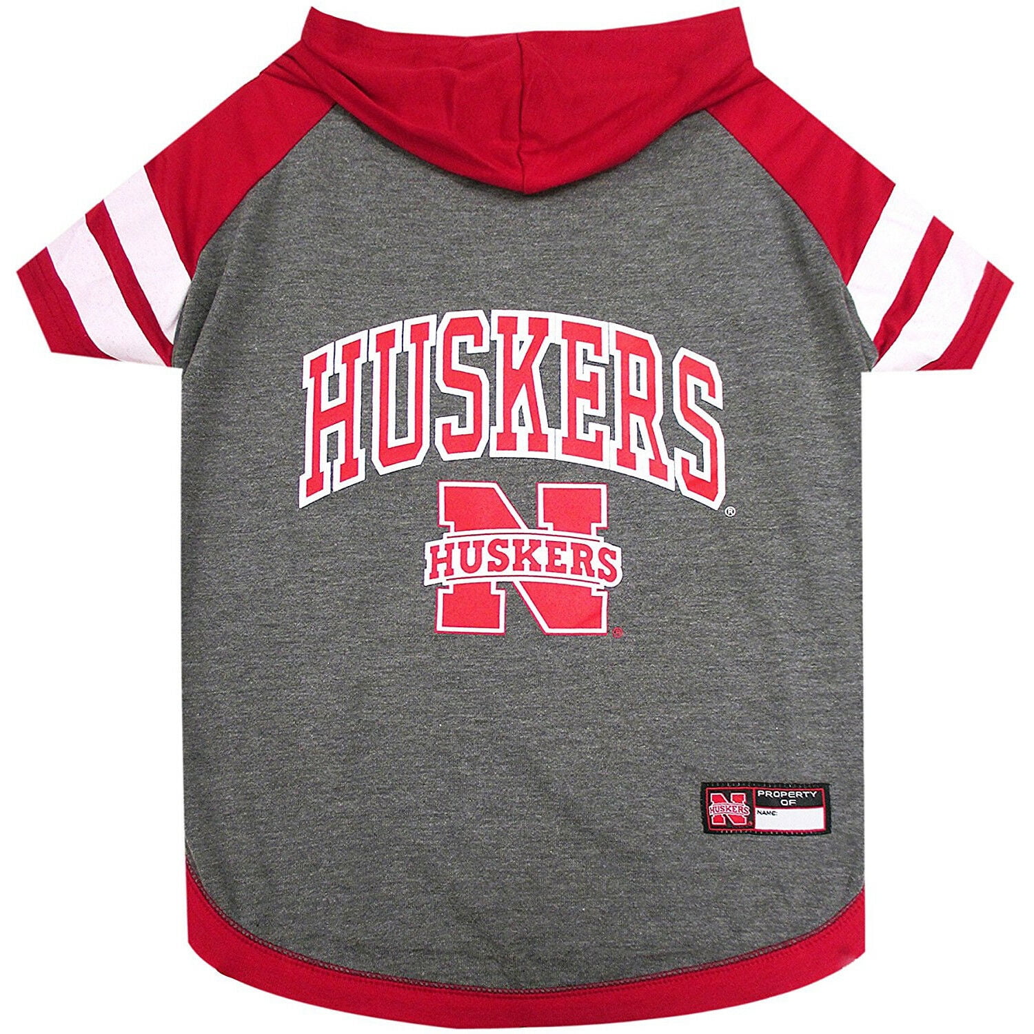 Pets First College Nebraska Huskers Pet Hoodie Tee Shirt, 4 Sizes Available - Extra Small