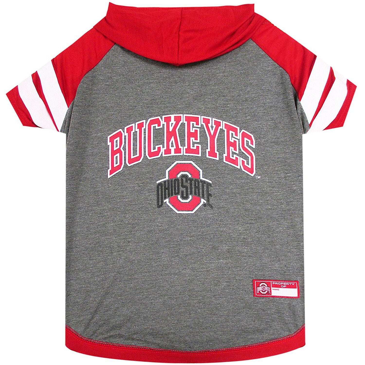 Pets First College Ohio State Buckeyes Pet Hoodie Tee Shirt, 4 Sizes Available - Small