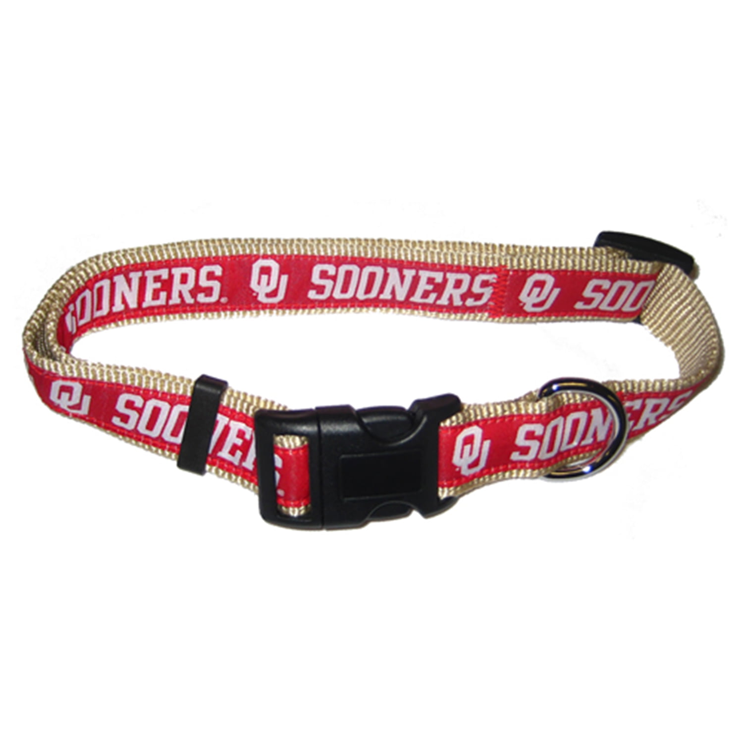 Pets First College Oklahoma Sooners Pet Collar, 3 Sizes Available, Sports Fan Dog Collar - Large