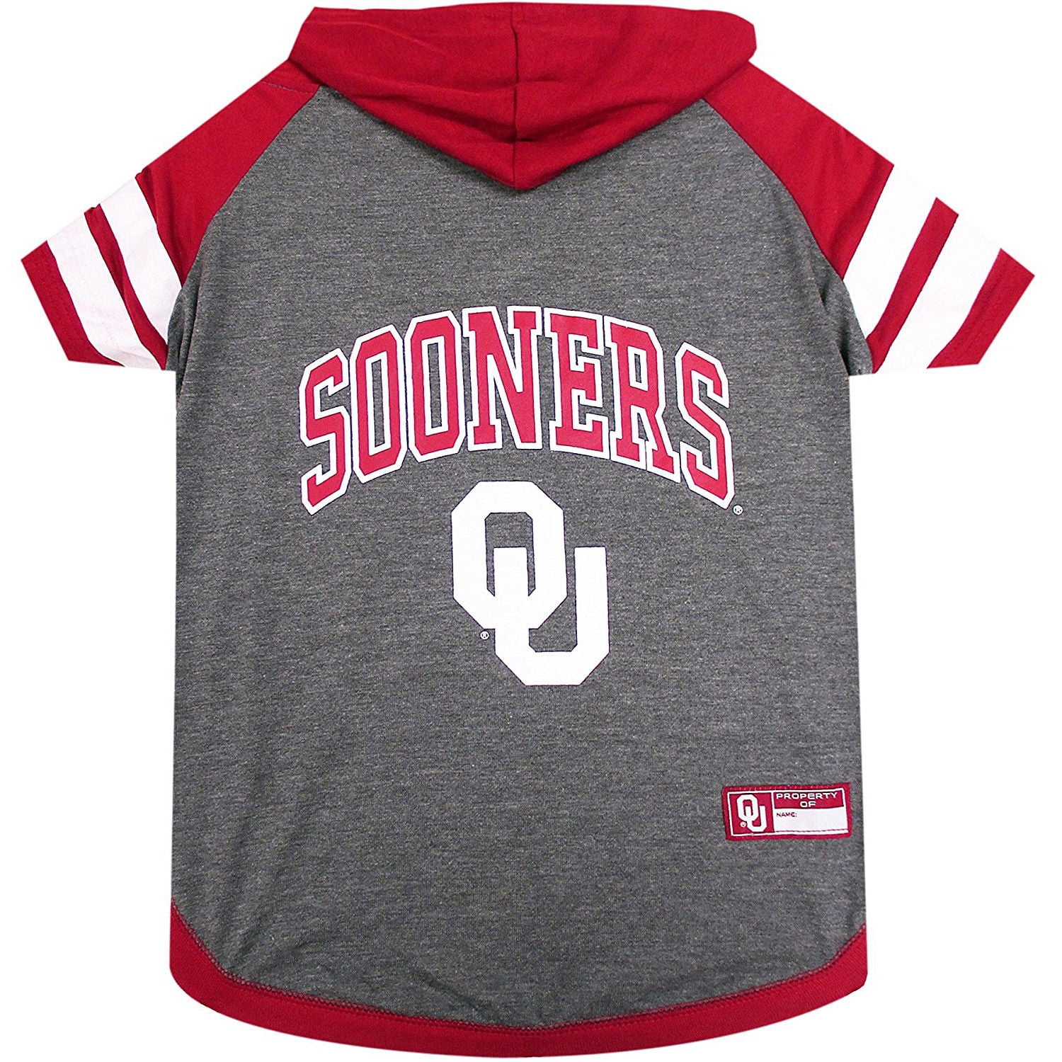 Pets First College Oklahoma Sooners Pet Hoodie Tee Shirt, 4 Sizes Available - Medium