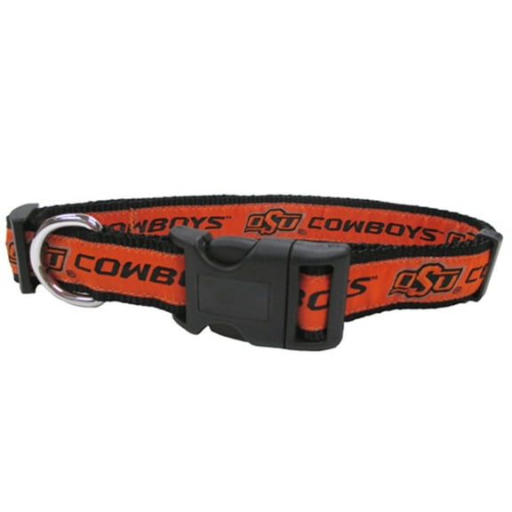 Pets First College Oklahoma State Cowboys Pet Collar, 3 Sizes Available, Sports Fan Dog Collar - Large