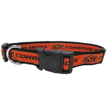 Pets First College Oklahoma State Cowboys Pet Collar, 3 Sizes Available, Sports Fan Dog Collar - Medium