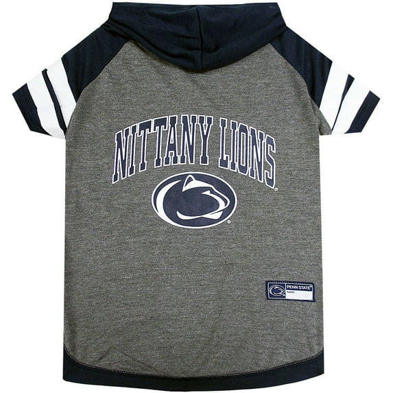 Pets First College Penn State Nittany Lions Pet Hoodie Tee Shirt, 4 Sizes Available - Large