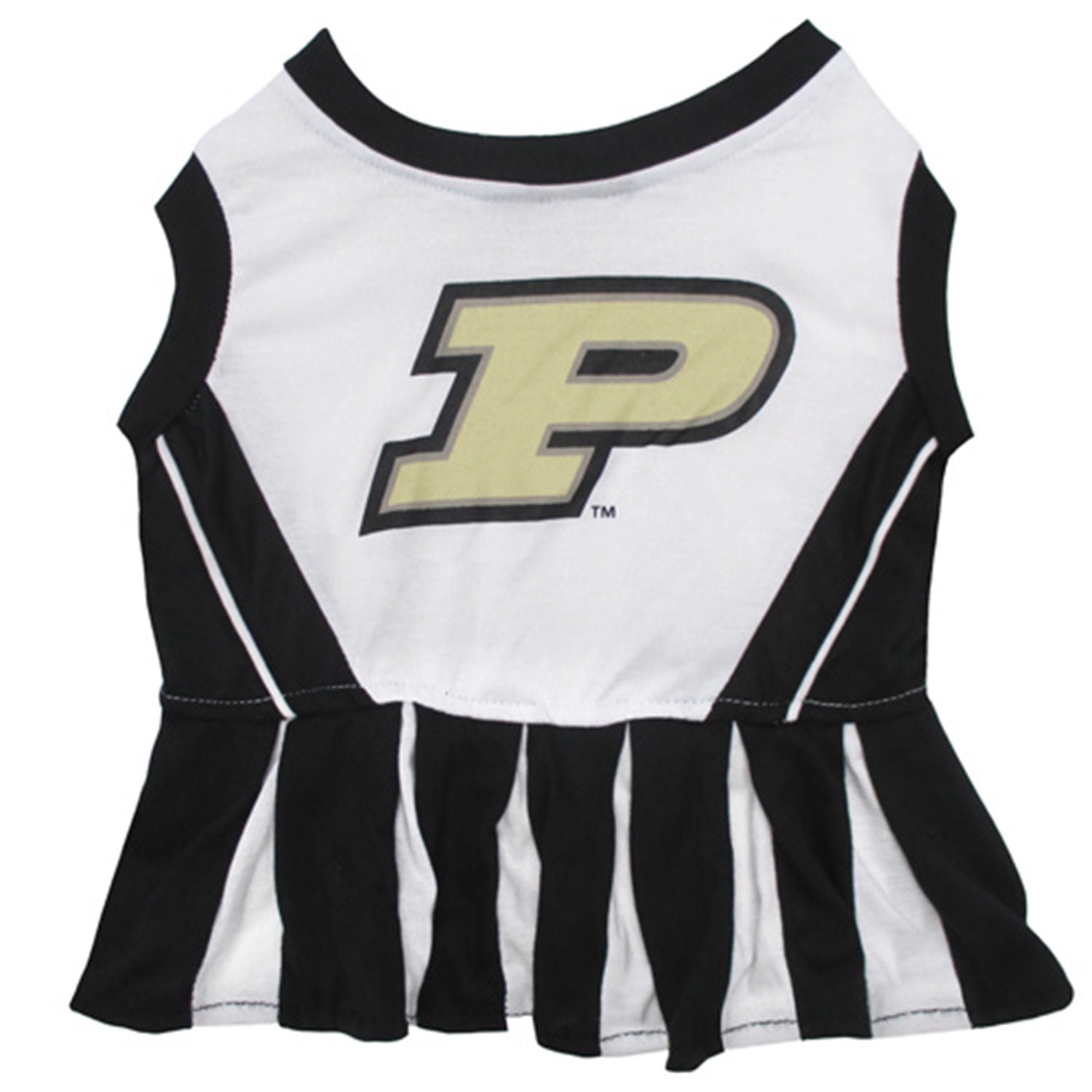 Pets First College Pittsburgh Panthers Cheerleader, 3 Sizes Pet Dress  Available. Licensed Dog Outfit 