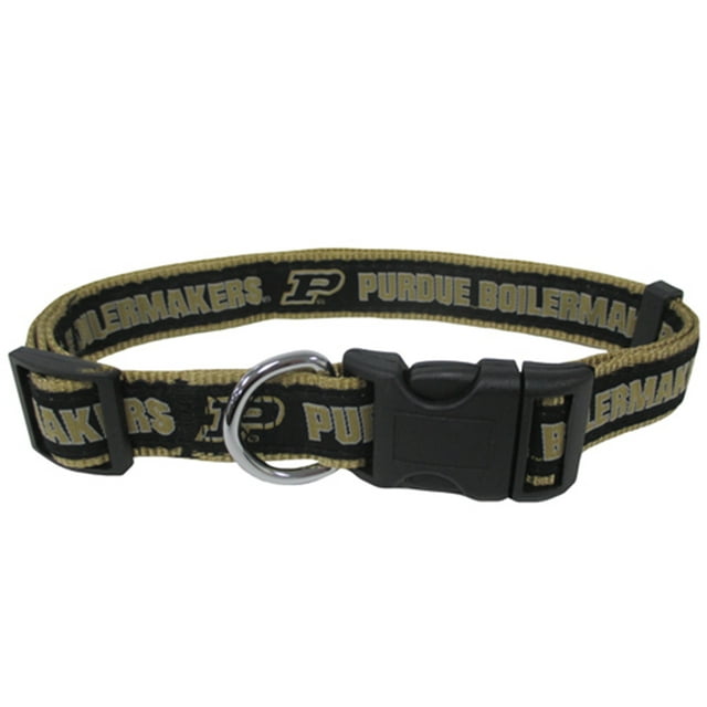 Pets First College Purdue Boilermakers Pet Collar, 3 Sizes Available, Sports Fan Dog Collar - Large