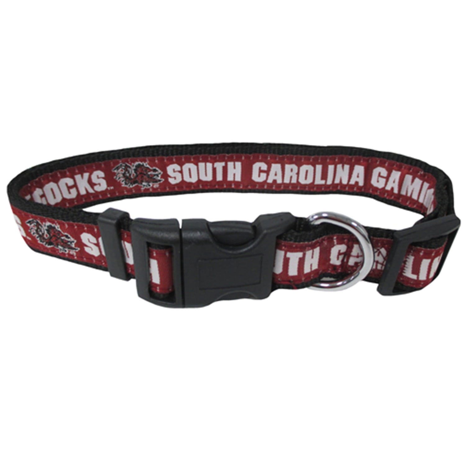 Pets First College South Carolina Gamecocks Pet Collar, 3 Sizes Available, Sports Fan Dog Collar - Large
