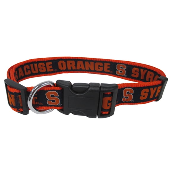Pets First College Syracuse Orange Pet Collar, 3 Sizes Available, Sports Fan Dog Collar - Large