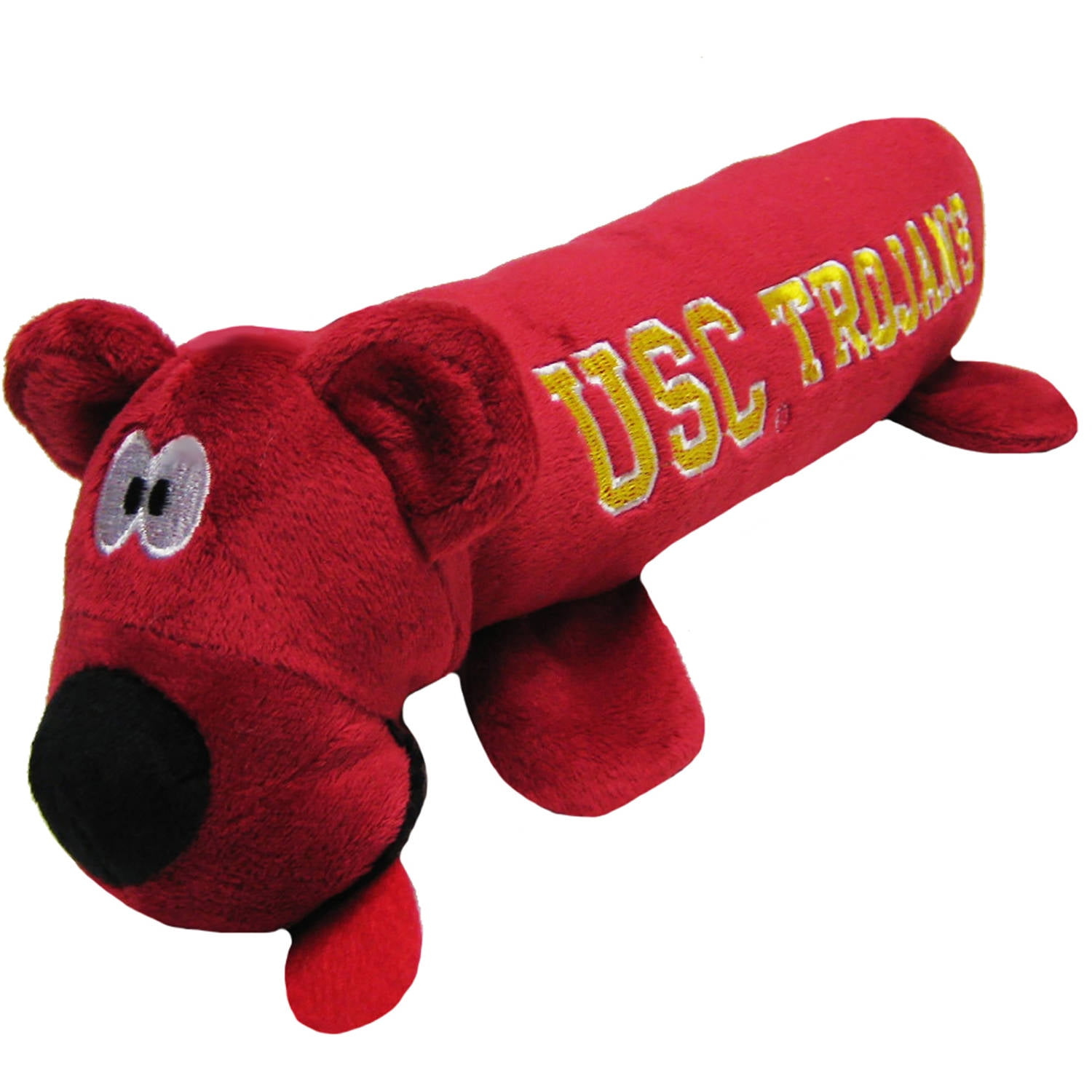 Pets First College USC Trojans DOG TOY Licensed Tube Toys