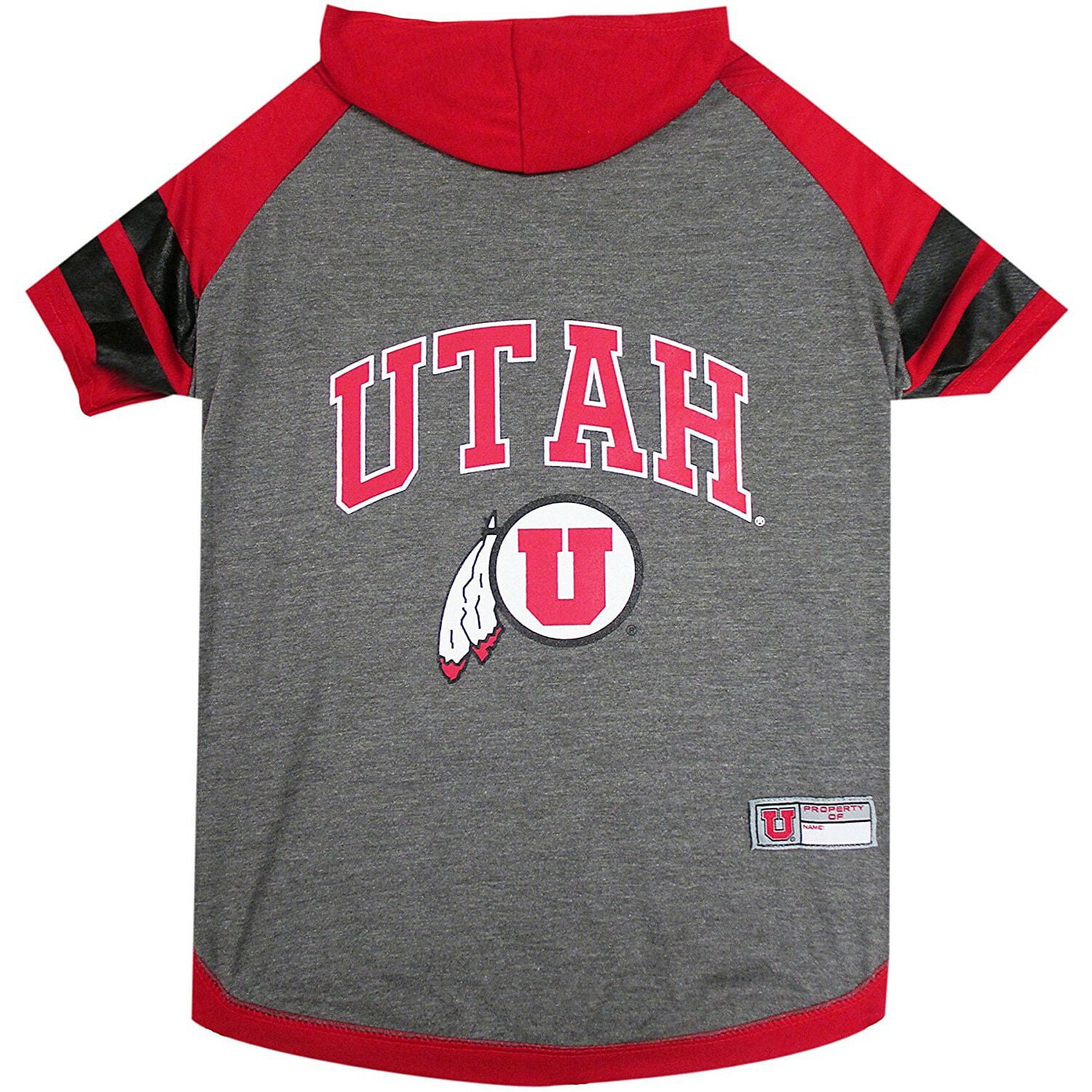 Pets First College Utah Utes Pet Hoodie Tee Shirt, 4 Sizes Available - Small