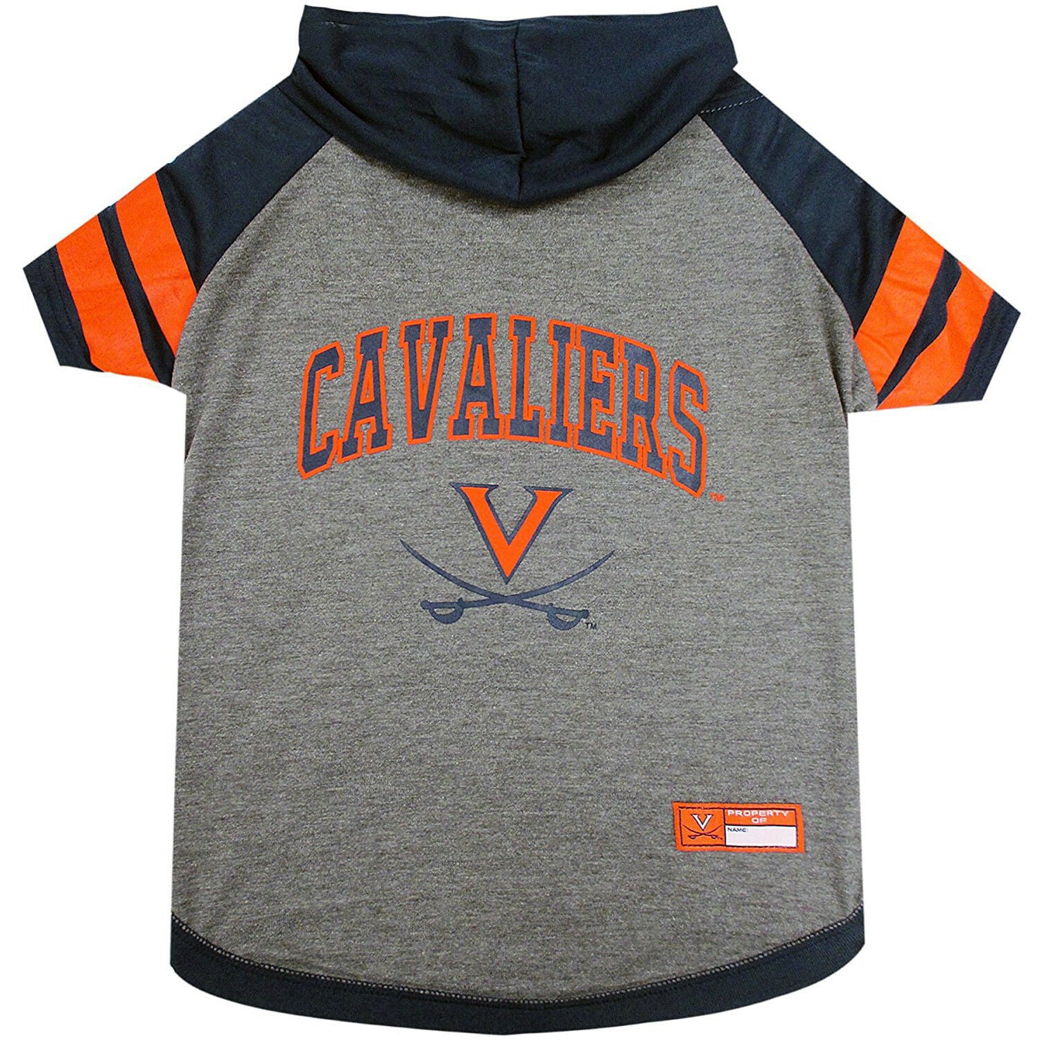Pets First College Virginia Cavaliers Pet Hoodie Tee Shirt, 4 Sizes Available - Large