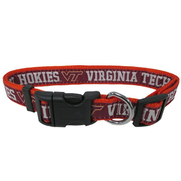 Pets First College Virginia Tech Hokies Pet Collar, 3 Sizes Available, Sports Fan Dog Collar - Medium