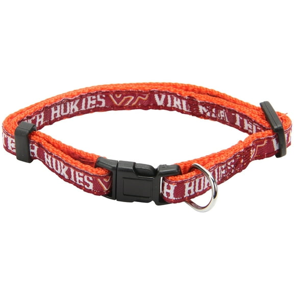 Pets First College Virginia Tech Hokies Pet Collar, 3 Sizes Available, Sports Fan Dog Collar