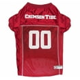 thumbnail image 1 of Pets First Collegiate Alabama Crimson Tide Football/Basketball Mesh Jersey for Pet Dog. available in 40+ Teams - Small, 1 of 6